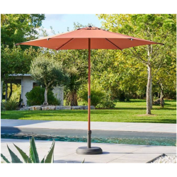 Parasol inclinable Tartas disponible en 3 couleurs et 2 formats