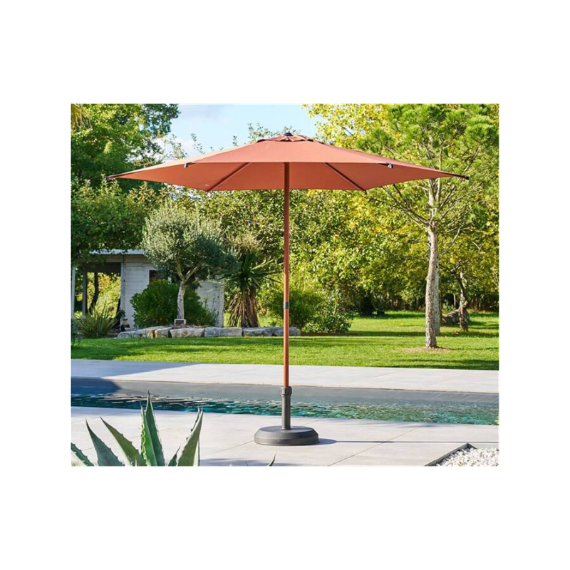 Parasol inclinable Tartas disponible en 3 couleurs et 2 formats