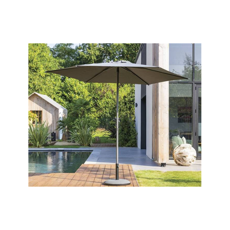 Parasol inclinable Tartas disponible en 3 couleurs et 2 formats