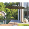 Parasol inclinable Tartas disponible en 3 couleurs et 2 formats