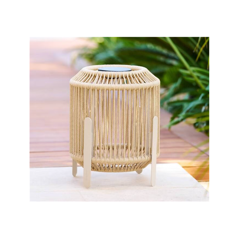 Lanterne solaire Luminy 3 couleurs, vert laurier, graphite et argile en 2 hauteurs, 45cm et 31 cm en aluminium